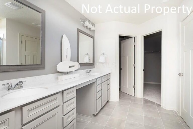 3780 Brody Dr Lot 187, Grove City, OH 43123 - full bathroom with double vanity and tile patterned flooring