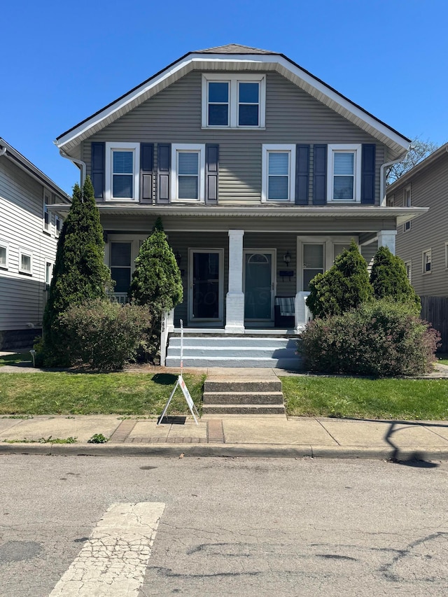 1542 S 4th St, Columbus, OH 43207 - view of front of house featuring covered porch