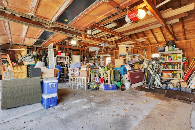 123 Campbell St, Delaware, OH 43015 - garage with a garage door opener