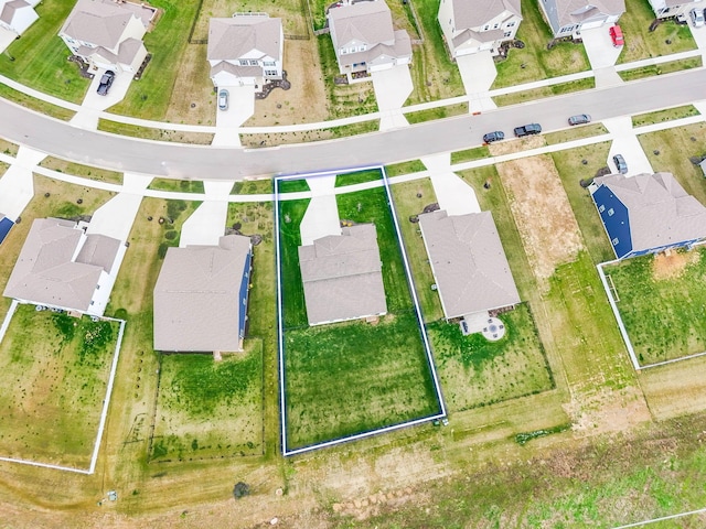 birds eye view of property featuring a residential view