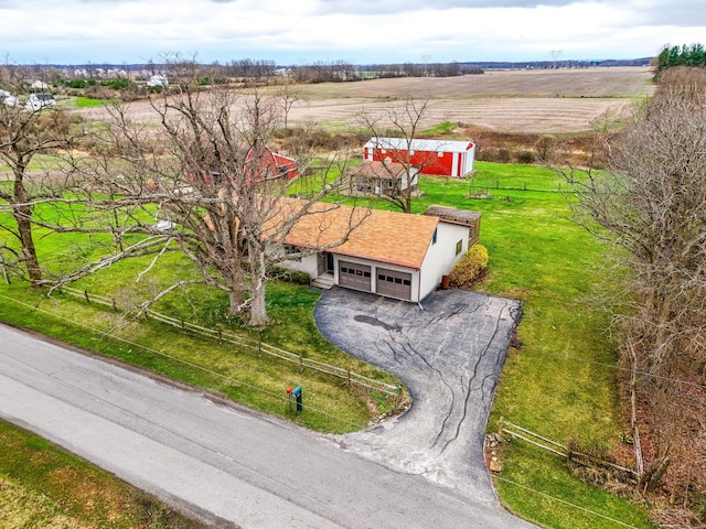 14963 Payne Rd, Marysville, OH 43040 - birds eye view of property with a rural view