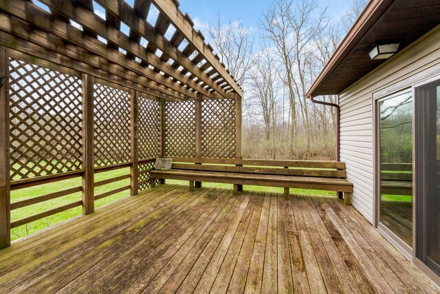 14963 Payne Rd, Marysville, OH 43040 - deck featuring a pergola