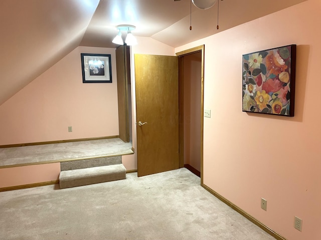 14963 Payne Rd, Marysville, OH 43040 - bonus room with light carpet, baseboards, and lofted ceiling