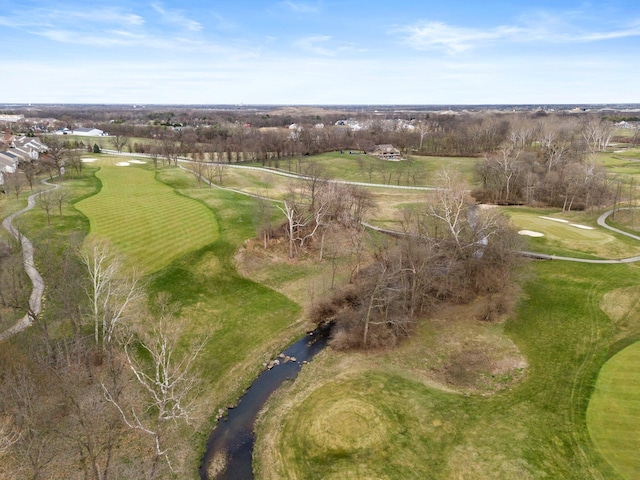 4600 Hirth Hill Rd E, Grove City, OH 43123 - birds eye view of property with view of golf course