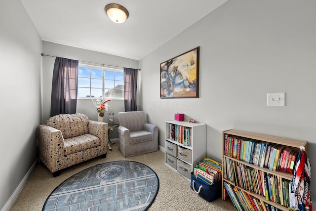 4600 Hirth Hill Rd E, Grove City, OH 43123 - living area with baseboards and carpet flooring