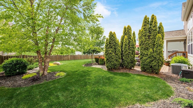 116 Coffeetree Ct, Pickerington, OH 43147 - view of yard featuring central air condition unit