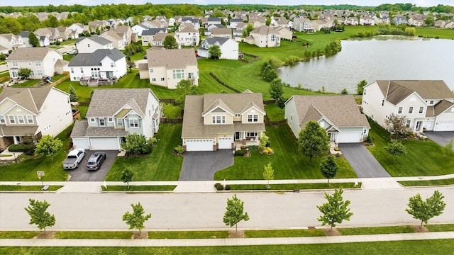 116 Coffeetree Ct, Pickerington, OH 43147 - aerial perspective of suburban area featuring a nearby body of water