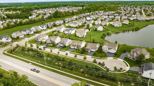 116 Coffeetree Ct, Pickerington, OH 43147 - aerial view of residential area with a nearby body of water