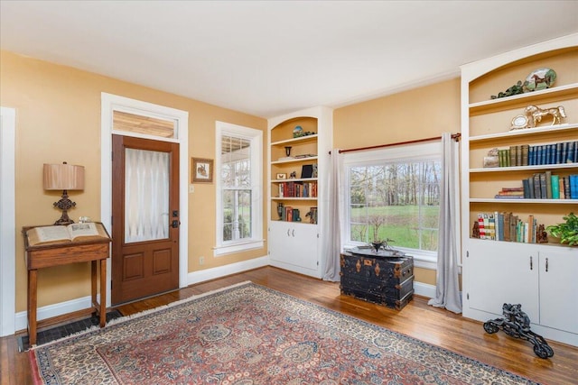 8056 Summit Rd SW, Pataskala, OH 43062 - foyer entrance with baseboards and wood finished floors