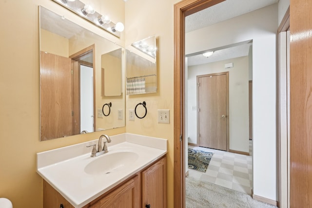 3092 Andrew James Dr, Hilliard, OH 43026 - bathroom featuring vanity and tile patterned floors