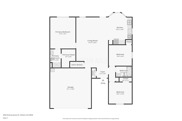 3092 Andrew James Dr, Hilliard, OH 43026 - view of home floor plan