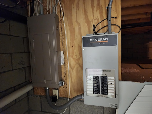 utility room featuring electric panel