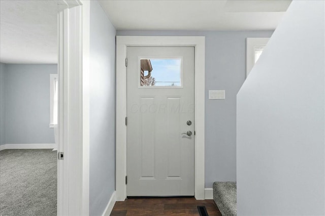 8119 State Route 366, Russells Point, OH 43348 - entryway with baseboards and visible vents
