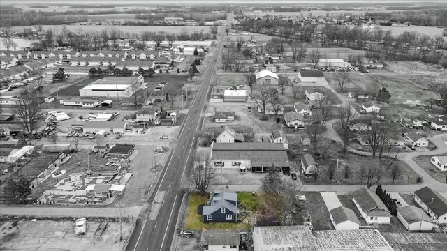 8119 State Route 366, Russells Point, OH 43348 - drone / aerial view featuring a residential view