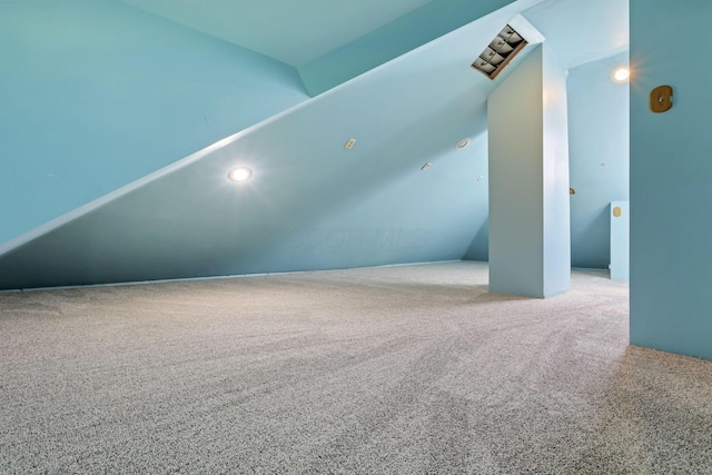 bonus room featuring carpet