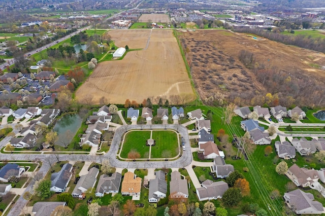 508 Straiton Sq, Westerville, OH 43082 - birds eye view of property featuring a water view and a residential view