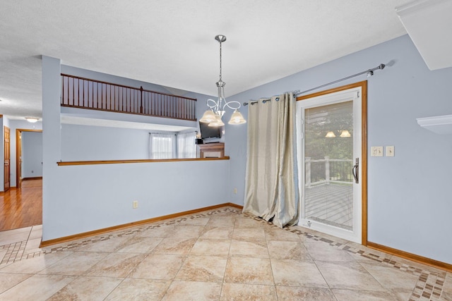 2816 Quail Run Ct, Mansfield, OH 44904 - unfurnished dining area with baseboards and tile patterned flooring
