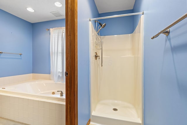 2816 Quail Run Ct, Mansfield, OH 44904 - full bathroom with a tub with jets and a stall shower