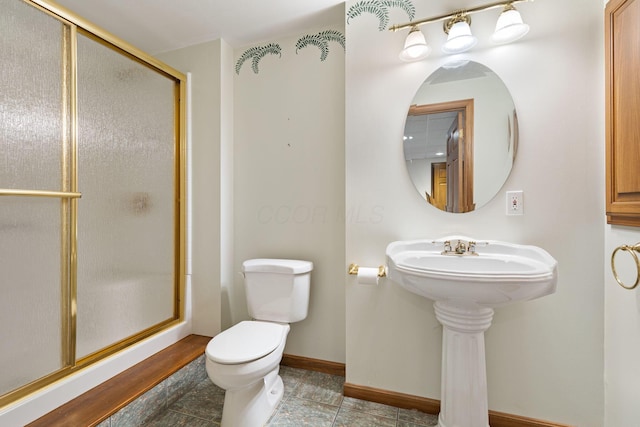 2816 Quail Run Ct, Mansfield, OH 44904 - bathroom with a stall shower and tile patterned flooring