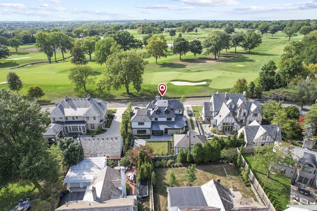 2252 Club Rd, Upper Arlington, OH 43221 - birds eye view of property with view of golf course