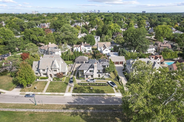 2252 Club Rd, Upper Arlington, OH 43221 - birds eye view of property featuring a residential view