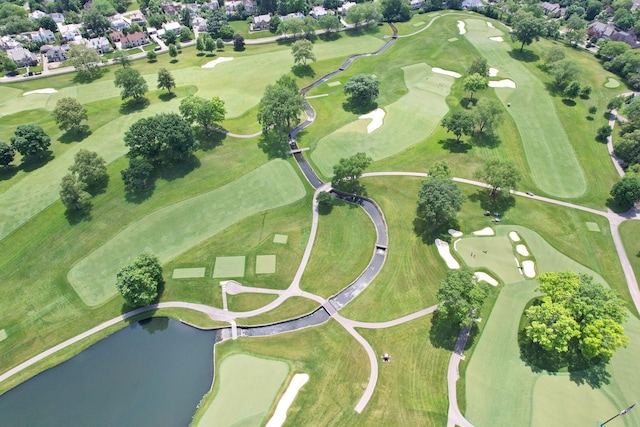 2252 Club Rd, Upper Arlington, OH 43221 - bird's eye view with view of golf course and a water view