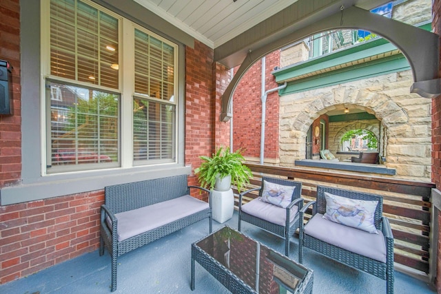62 Sherman Ave, Columbus, OH 43205 - porch featuring an outdoor hangout area