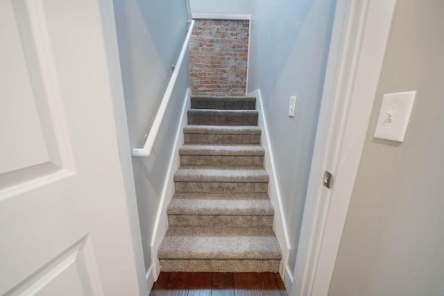 62 Sherman Ave, Columbus, OH 43205 - stairs with wood finished floors
