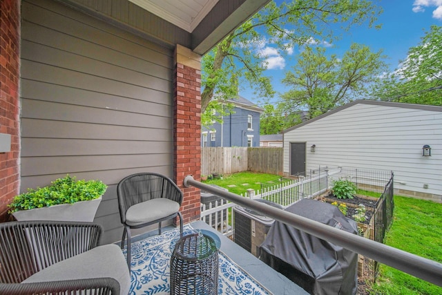 62 Sherman Ave, Columbus, OH 43205 - view of balcony