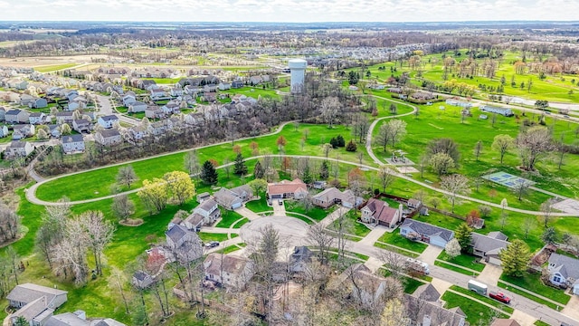 birds eye view of property featuring a residential view