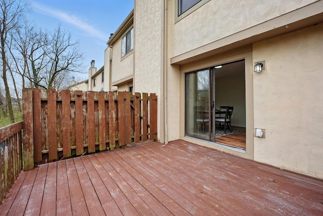 5696 Great Hall Ct, Columbus, OH 43231 - view of wooden terrace