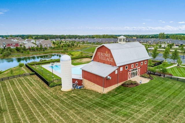 7711 Falcon Hill Ct, Plain City, OH 43064 - bird's eye view featuring a residential view