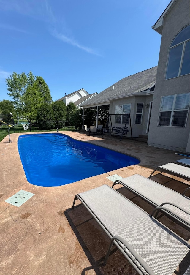 711 James Way, Marion, OH 43302 - view of pool with a patio and a fenced backyard