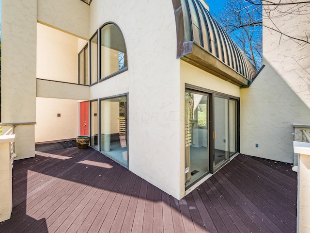 view of deck