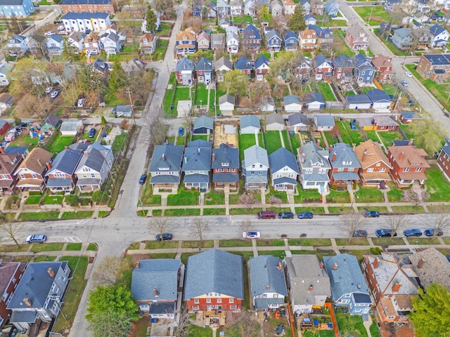 birds eye view of property featuring a residential view