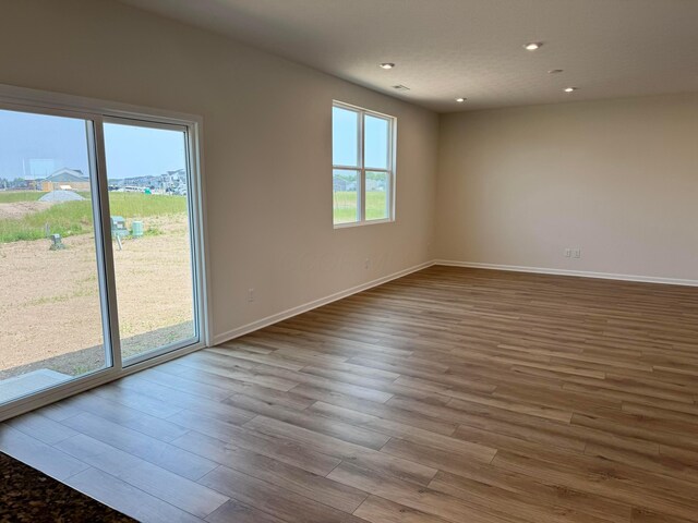 280 Dowler Dr Lot 349, South Bloomfield, OH 43103 - spare room with recessed lighting and wood finished floors