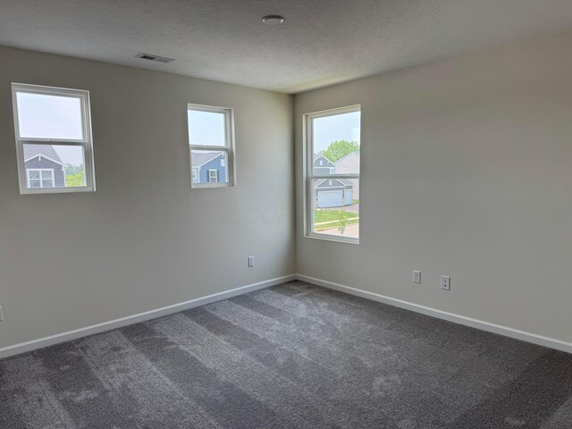 280 Dowler Dr Lot 349, South Bloomfield, OH 43103 - unfurnished room featuring dark carpet and a textured ceiling