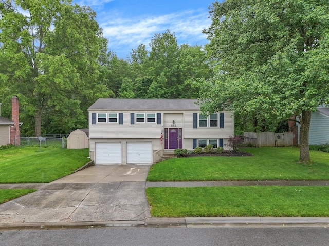 572 Sycamore Dr, Pickerington, OH 43147 - raised ranch with a garage and driveway