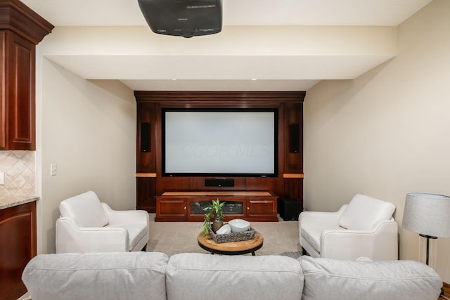 4568 Hickory Rock Dr, Powell, OH 43065 - view of carpeted cinema room