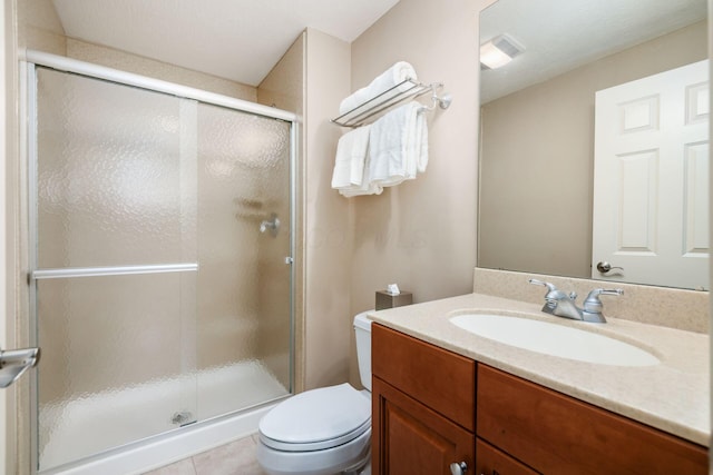 4568 Hickory Rock Dr, Powell, OH 43065 - full bath featuring vanity, toilet, and a shower stall