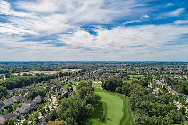 4568 Hickory Rock Dr, Powell, OH 43065 - aerial view featuring a residential view and view of golf course
