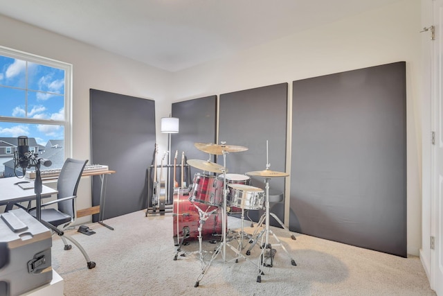 3051 Lamptonridge Dr, Columbus, OH 43232 - home office featuring carpet flooring