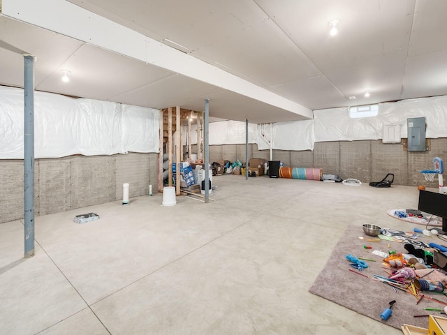 9239 Horseshoe St, Plain City, OH 43064 - unfinished basement with electric panel