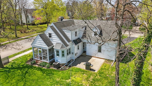 1800 Timberline Dr, Springfield, OH 45504 - bird's eye view