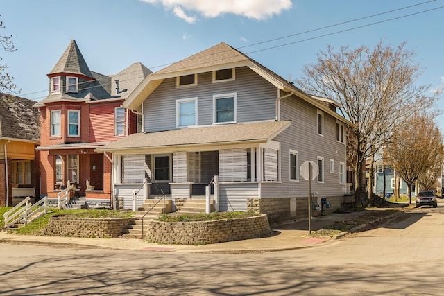 victorian home with covered porch