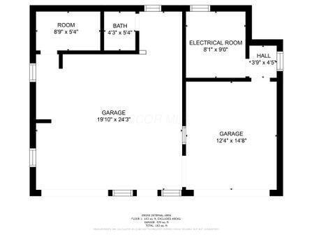 1349 E Broad St, Columbus, OH 43205 - floor plan