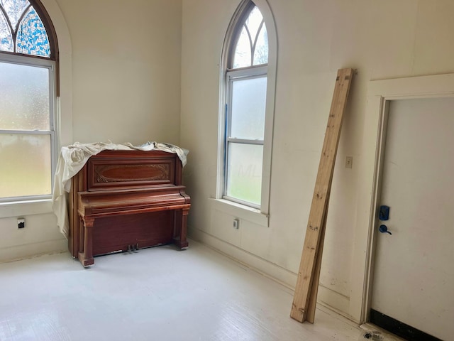 view of living area