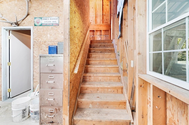 view of staircase