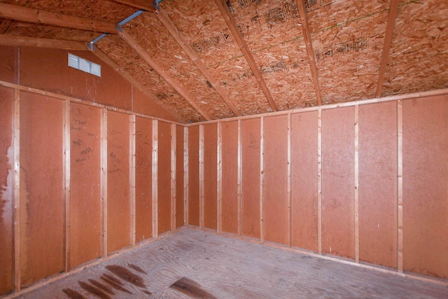 view of storage