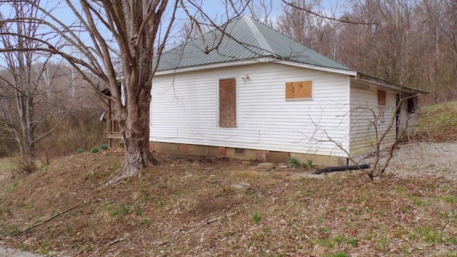 1466 State Route 56, Nelsonville, OH 45764 - view of side of home featuring metal roof